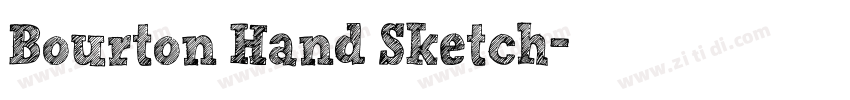 Bourton Hand Sketch字体转换